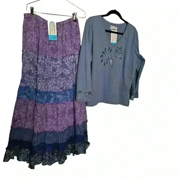 Southwest Indian Foundation Skirt Set L NWT - Picture 6 of 7